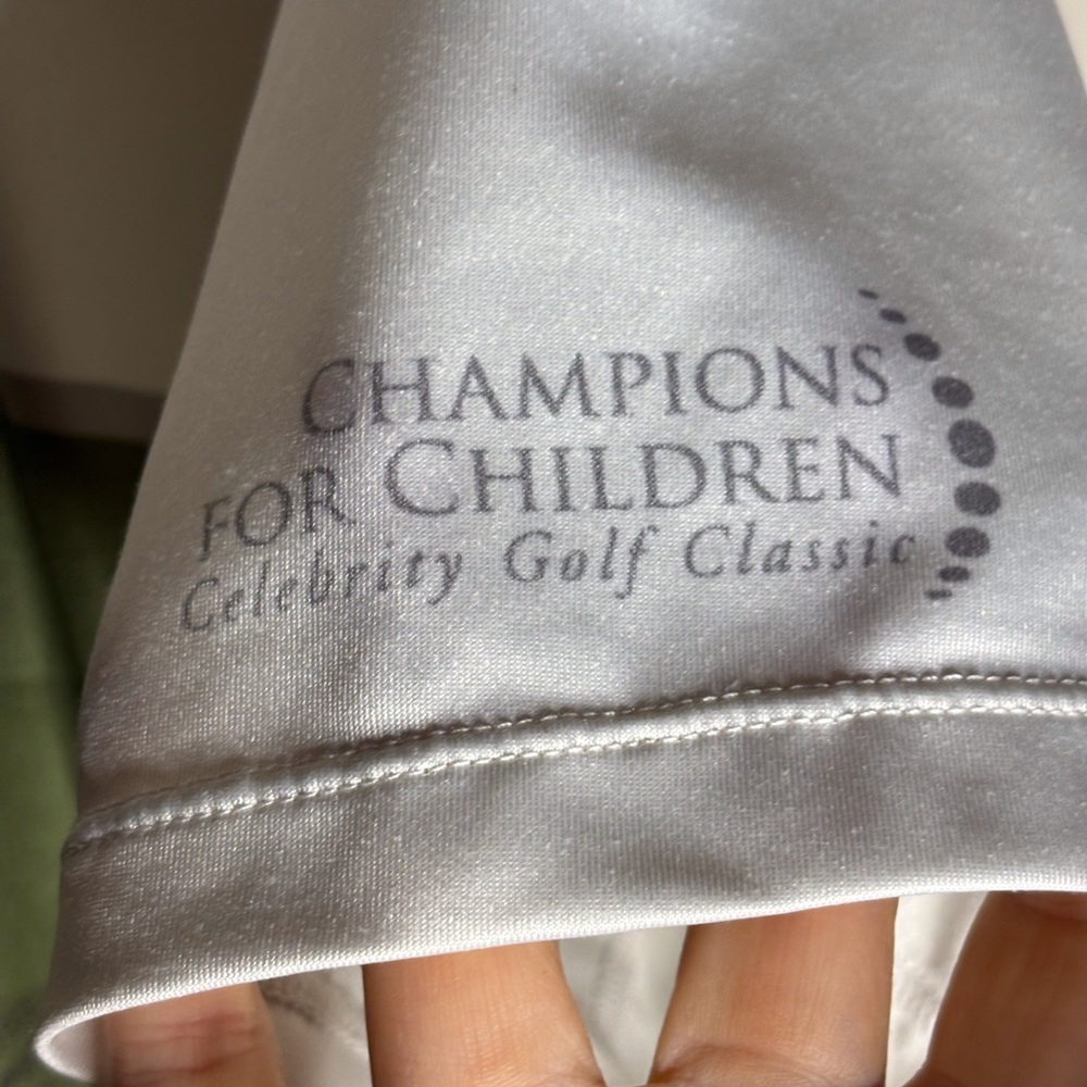 UNRL Men's Green and‎ White champion for children golf Shirt size XL - Picture 2 of 6